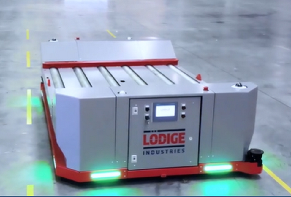 5 ft AUTOMATED GUIDED VEHICLE by Lodige Industries