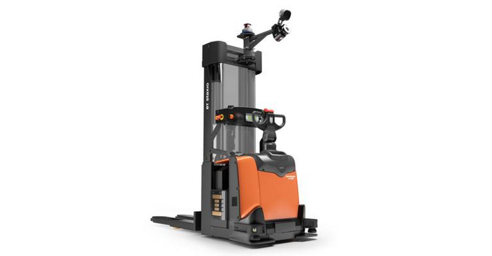 Automated stacker truck SAE160 by Toyota Material Handling Group