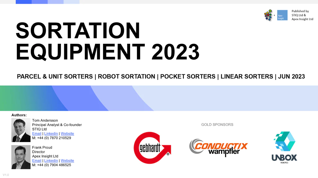 Market Report: Sortation Equipment 2023